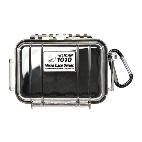Pelican 1010 Micro Case (Clear with Yellow)