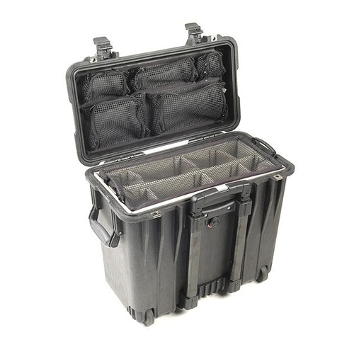 Pelican 1440 Case - With Dividers and Lid Organiser (Black)