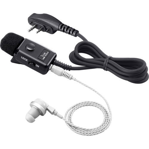 Icom HM153LA Ear-Piece Style Speaker/Microphone