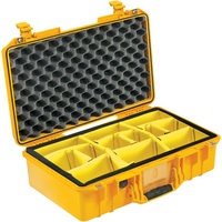 Pelican 1525 Air Case with Padded Dividers (Yellow)