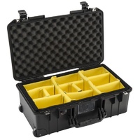 Pelican 1535 Air Case with Padded Dividers (Black)