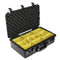 Pelican 1555 Air Case with Padded Dividers (Black)