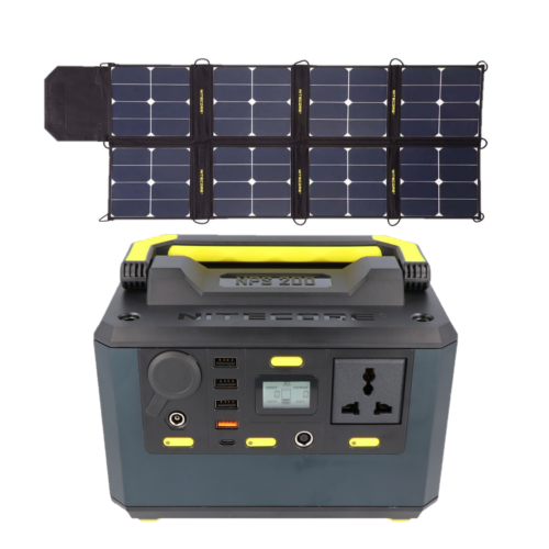 Nitecore NPS200 Portable Power Station & Solar Panel Bundle
